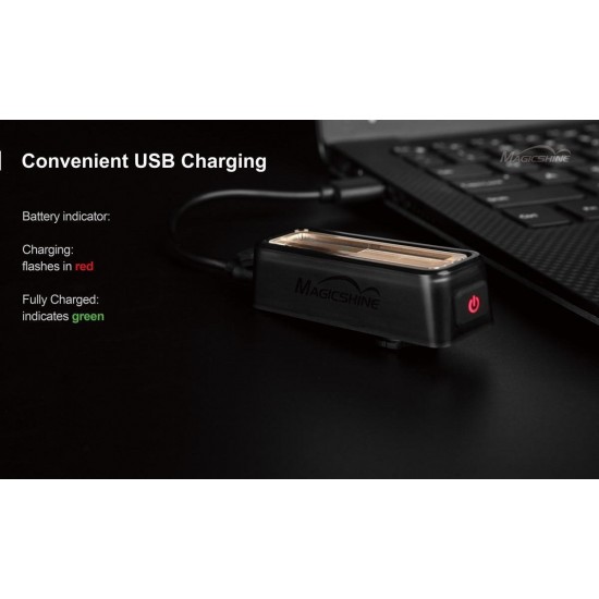  Magicshine Seemee 180 lumen - Achterlicht met remsensor - USB oplaadbaar