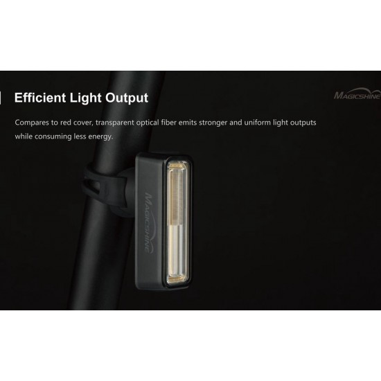  Magicshine Seemee 180 lumen - Achterlicht met remsensor - USB oplaadbaar